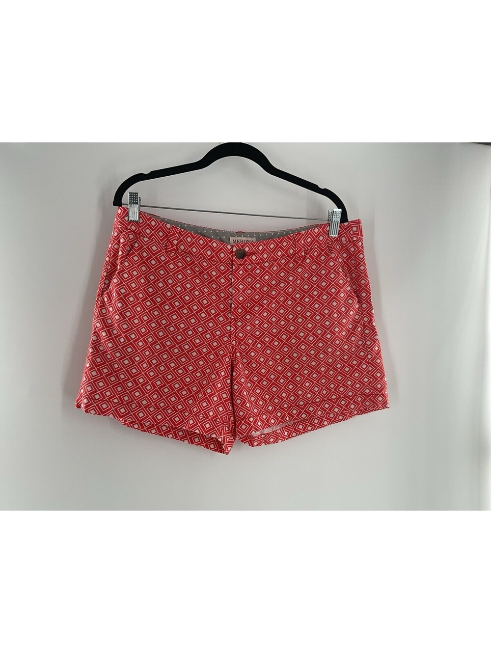 Merona Womenâs Size 12 Geometric Patterns Shorts 100% Cotton 105
